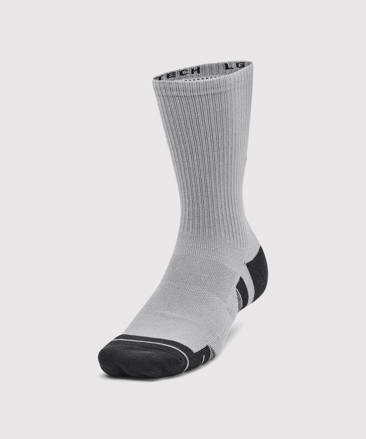 Lot De 3 Paires De Chaussettes Hautes Under Armour Ua Performance Tech - Blanc/Noir/Gris