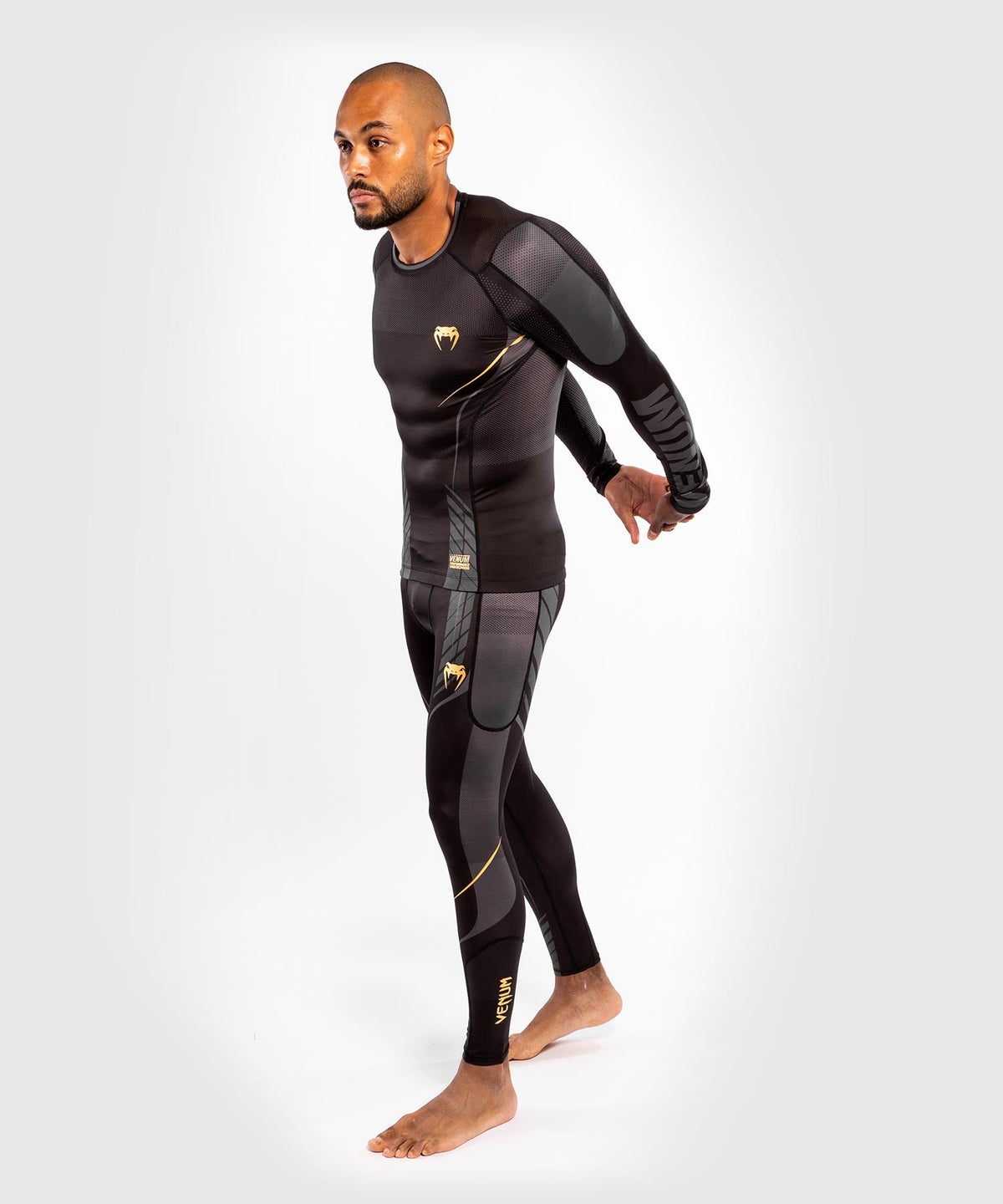 Pantalon de Compression Venum Athletics – Noir/Or