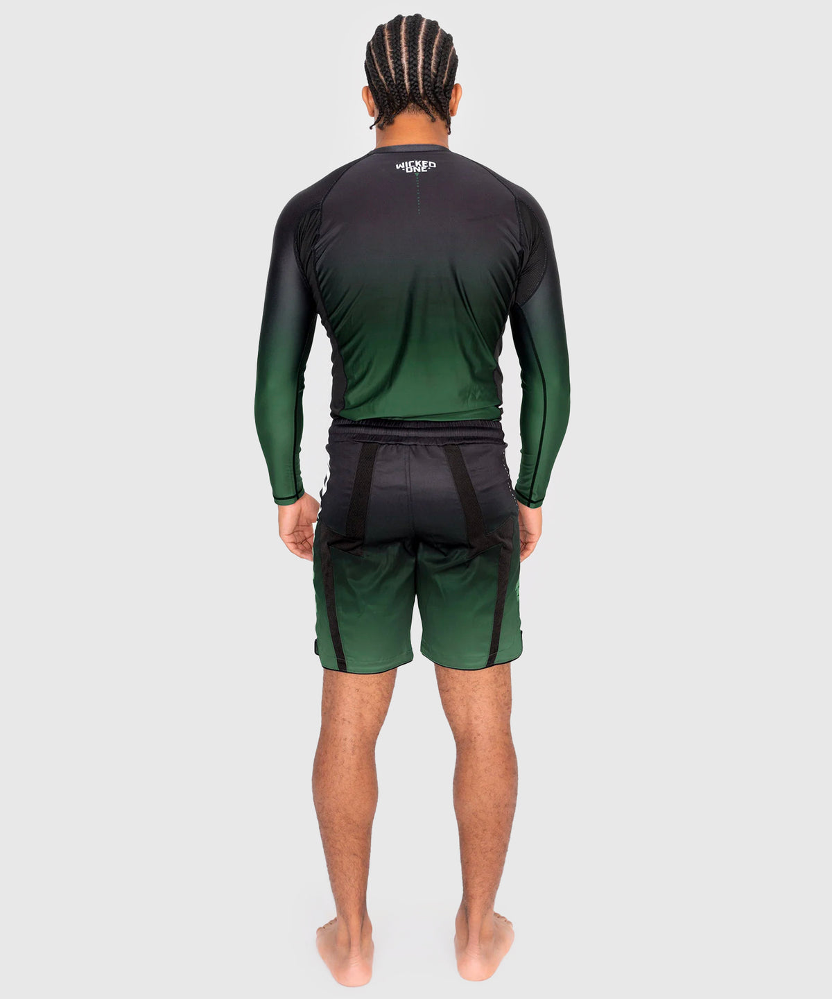 Short de MMA Wicked One Eager Ghost - Noir/Kaki