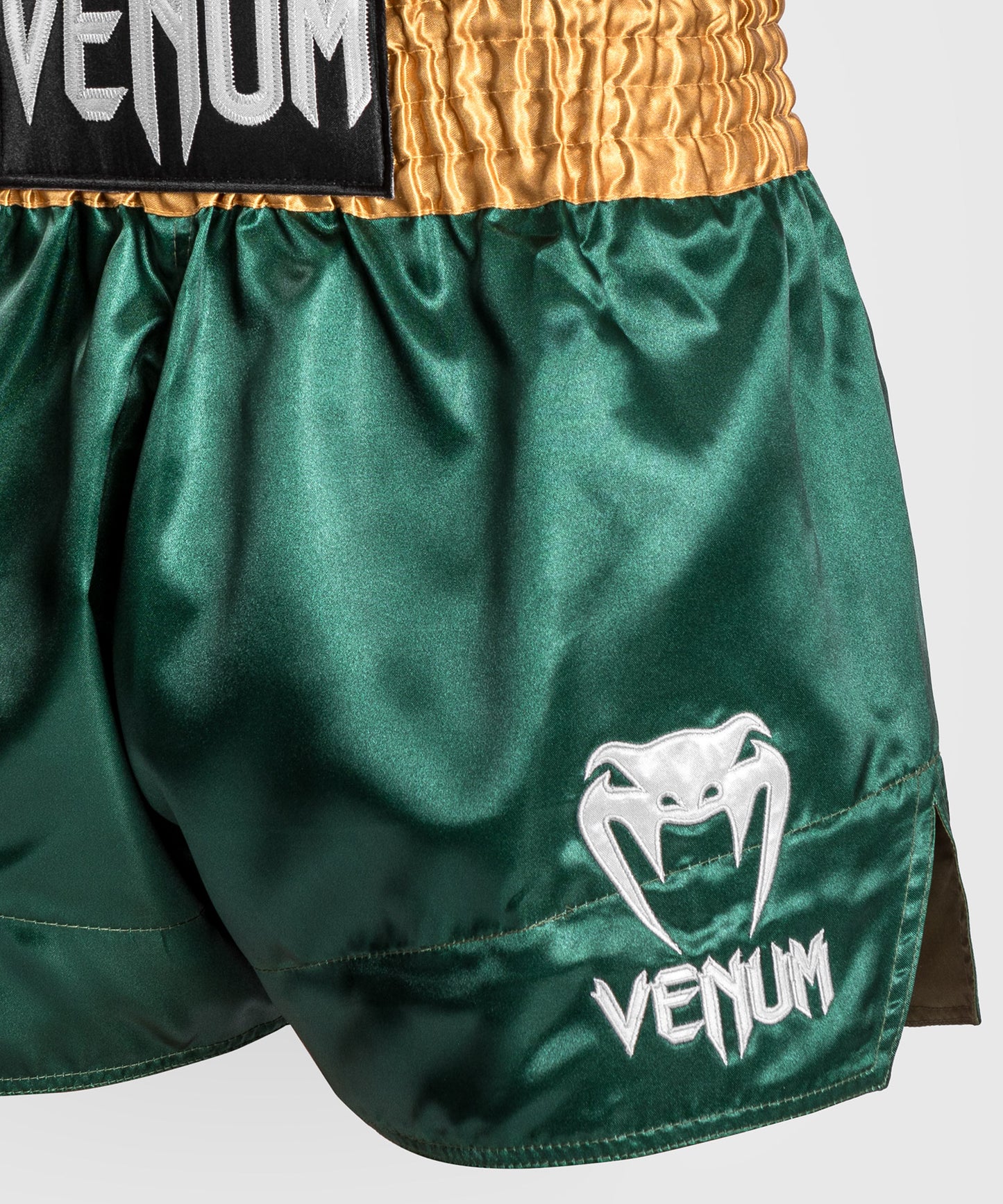 Venum Classic - Short Muay Thaï - Vert/Or/Blanc