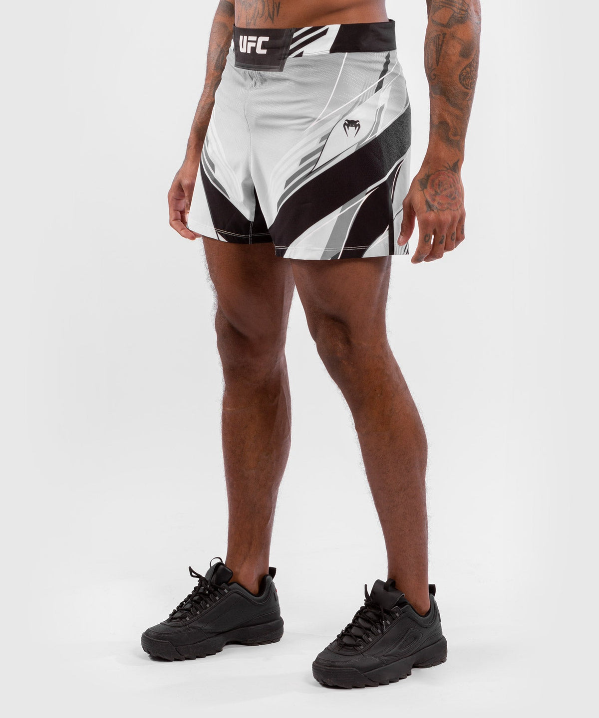 Fightshort Homme UFC Venum Authentic Fight Night - Coupe Courte - Blanc