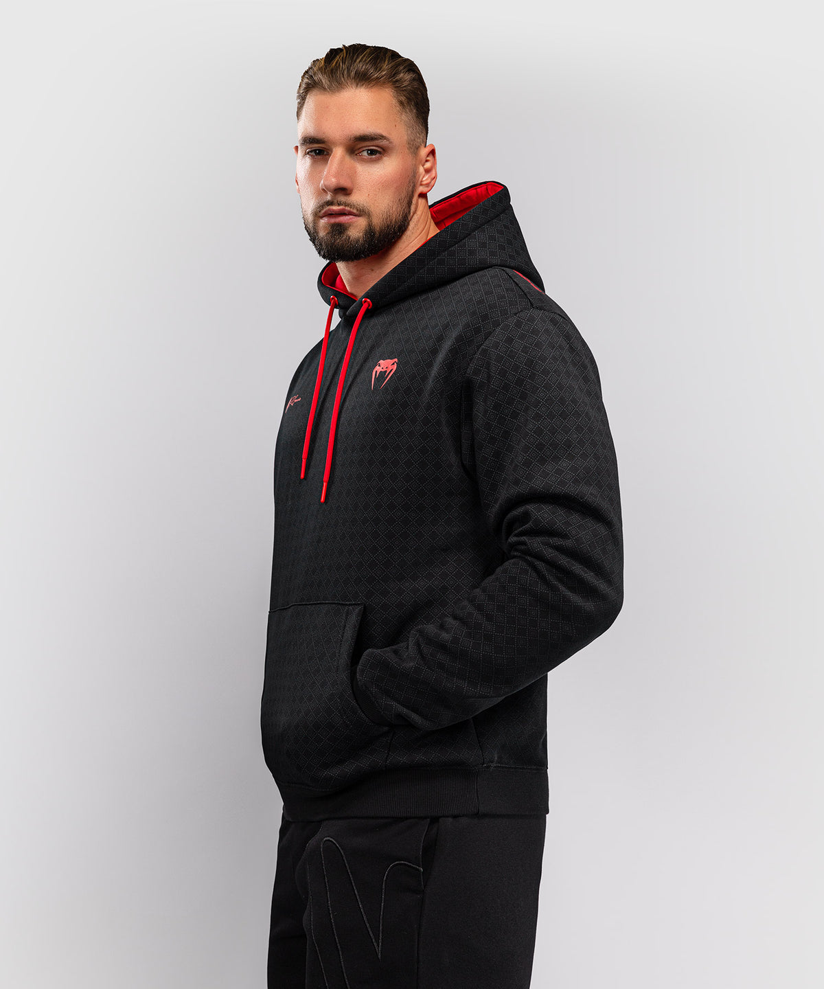 Venum x Roger Gracie Signature Sudadera con Capucha - Negro/Rojo