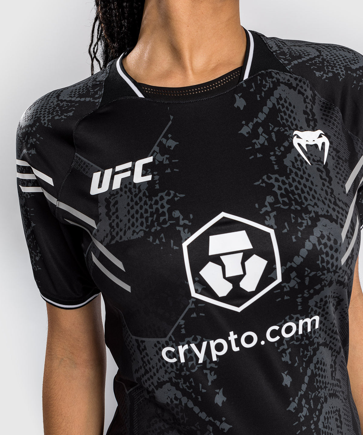 UFC Adrenaline by Venum Authentic Fight Night Walkout-Trikot für Frauen - Schwarz
