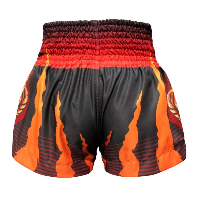 Tuff Tiger Pantalones de Muay Thai - Negro