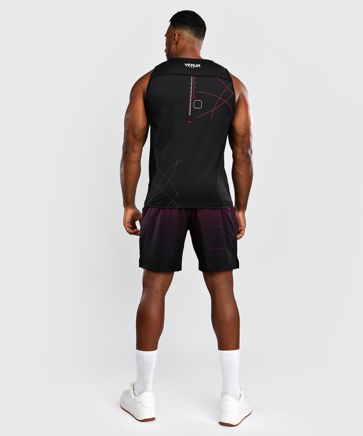 Venum Tactical XT  Herren Dry Tech Tanktop - Schwarz/Feuerrot