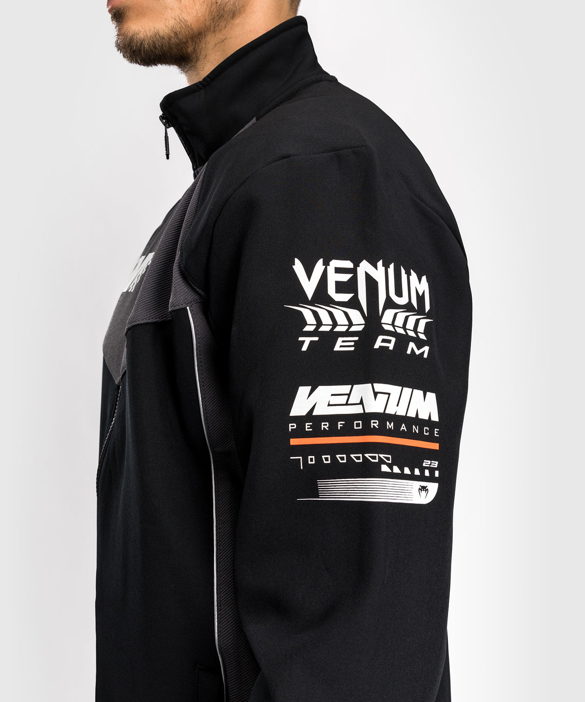 Venum Motorsport Softshell-Jacke - Tiefschwarz