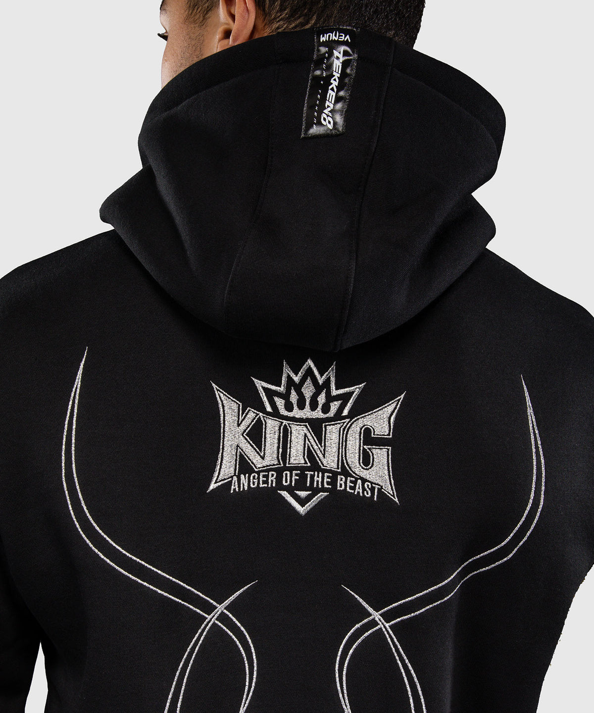 Venum x TEKKEN 8 Felpa con Cappuccio - King - Nero/Giallo