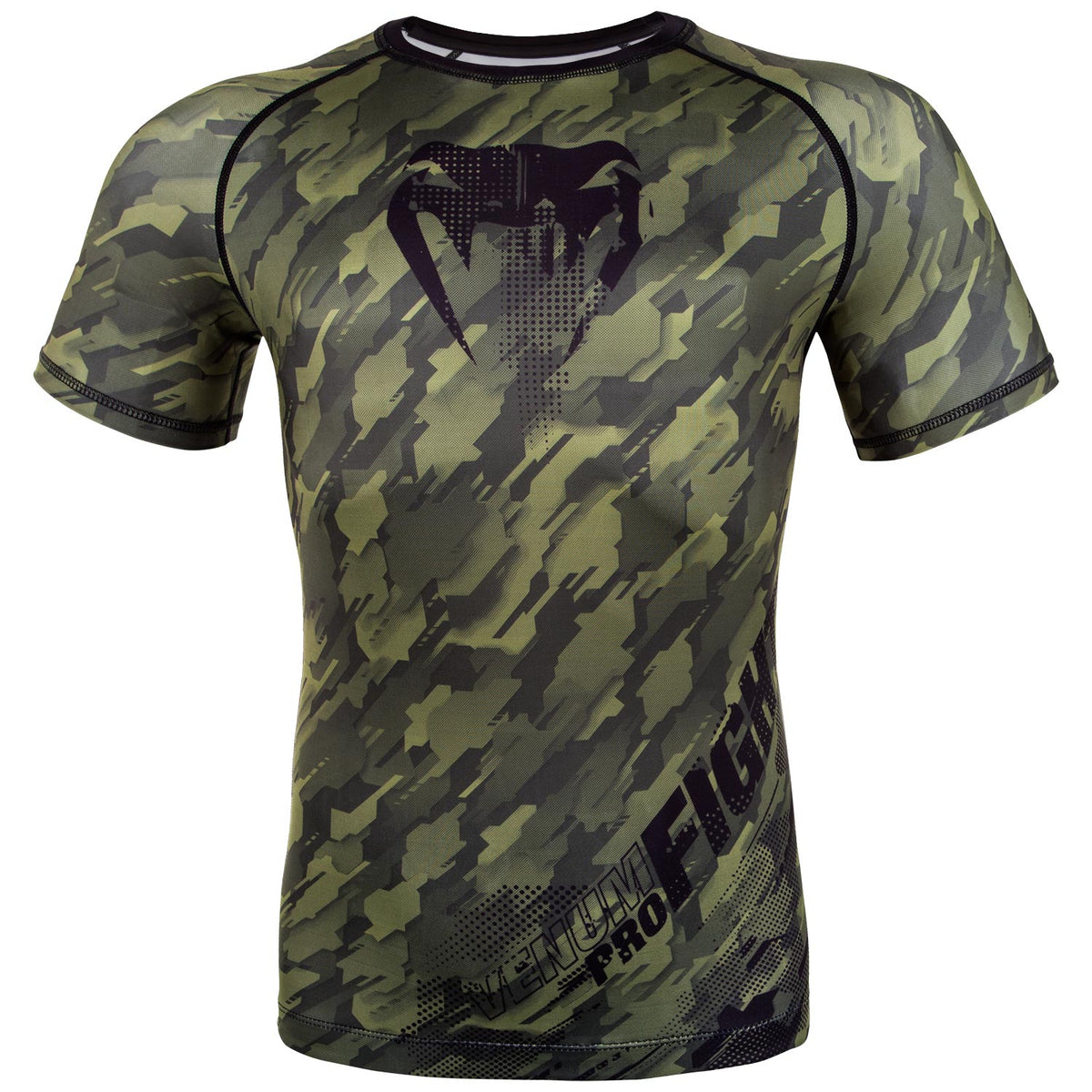 Venum Tecmo Rashguard - Kurzarm - Khaki