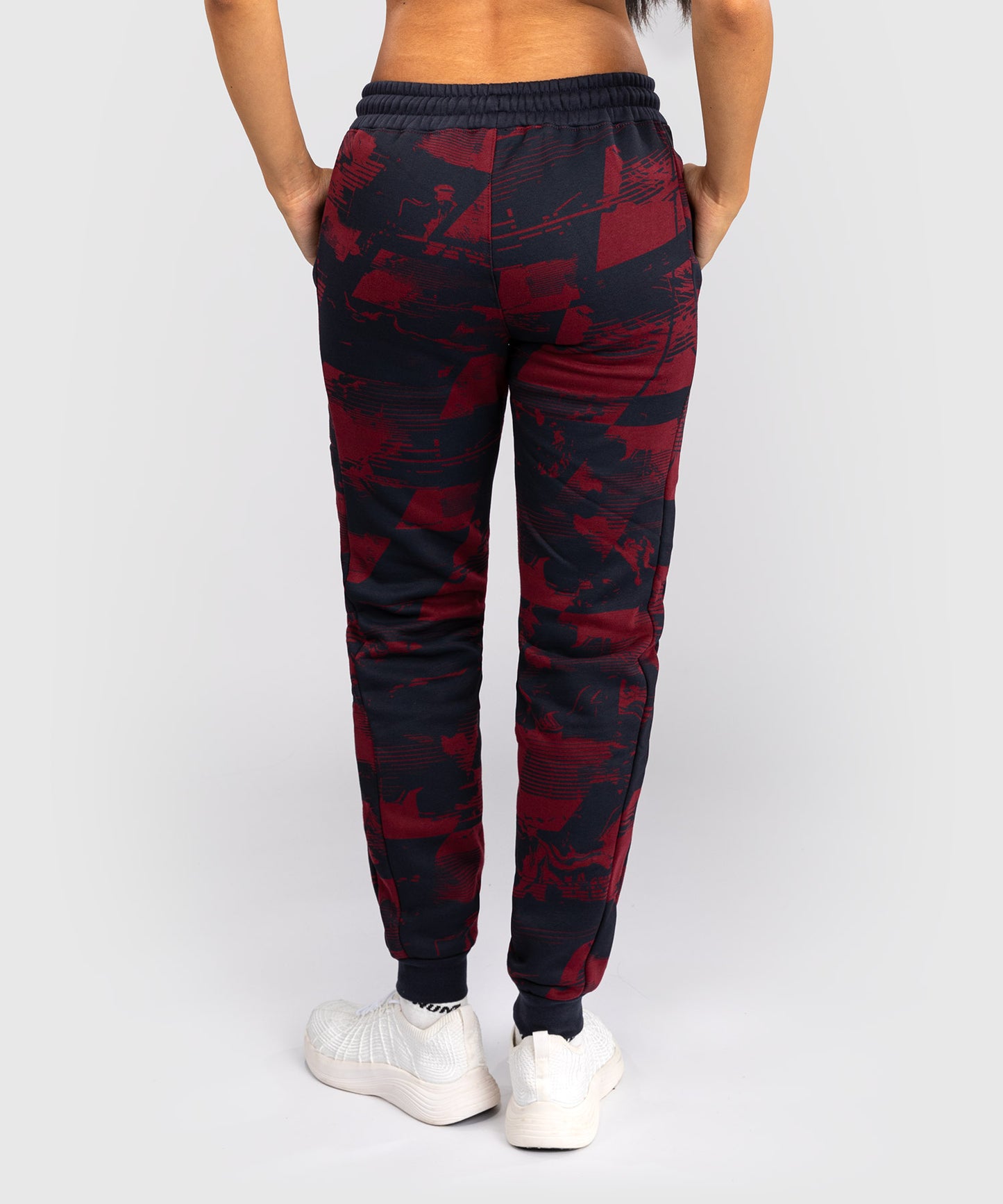 Pantalon Femme UFC Zenith by Venum Authentic Fight Week - Bleu marine/Bordeaux/Argent