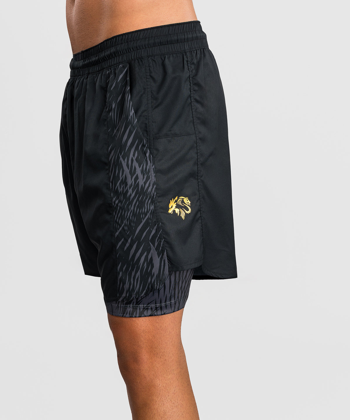 Venum x Chimaev Training Shorts - Black/Grey