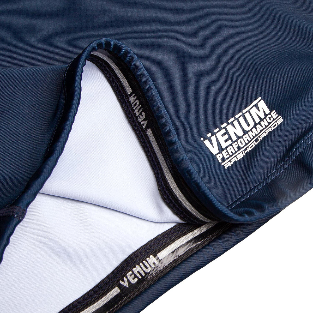 Rashguard Signature Mangas Cortas - Azul Marino/Blanco