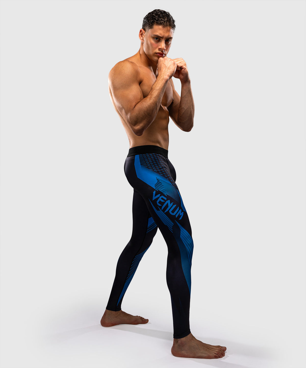 Pantalon de compression Venum No-Gi 6.0 - Noir/Bleu
