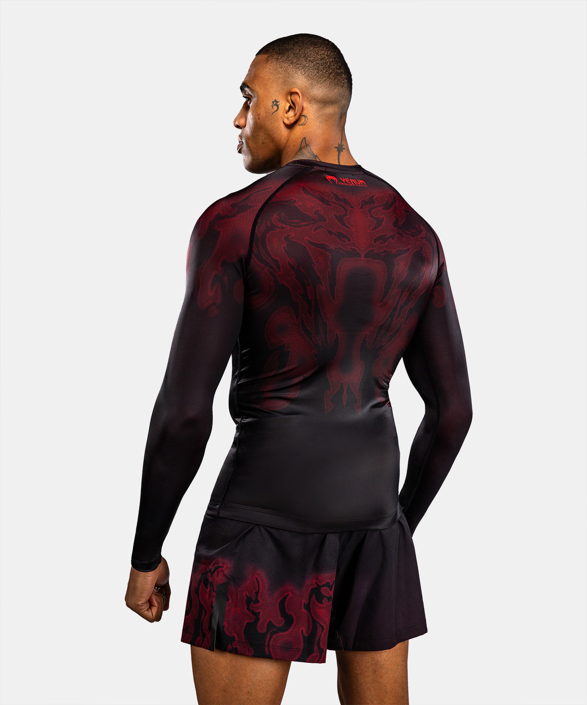 Venum Spectre Rashguard a Maniche Lunghe – Nero/Rosso