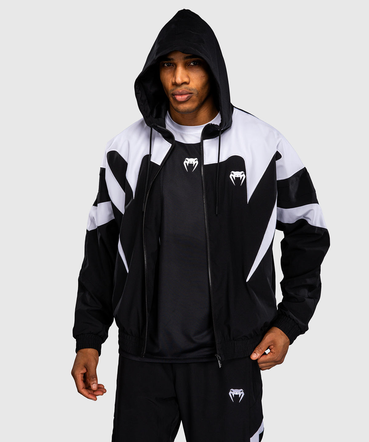 Veste de survêtement Venum Attack 90 - Blanc/Noir