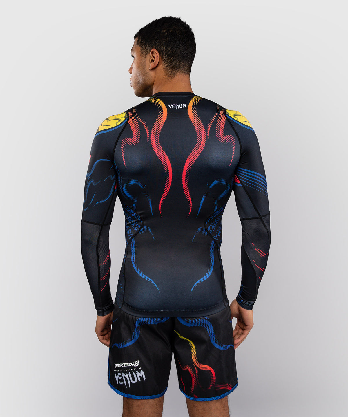 Venum x TEKKEN 8 Rashguard Manga Larga Yoshimitsu - Negro/Naranja