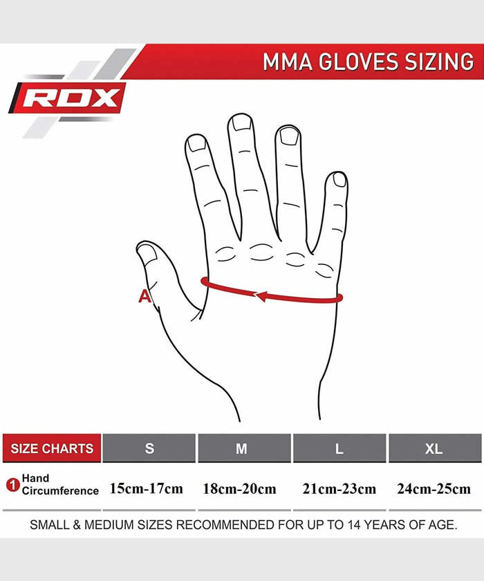 RDX Sports T6 MMA Sparring Gloves - Yellow