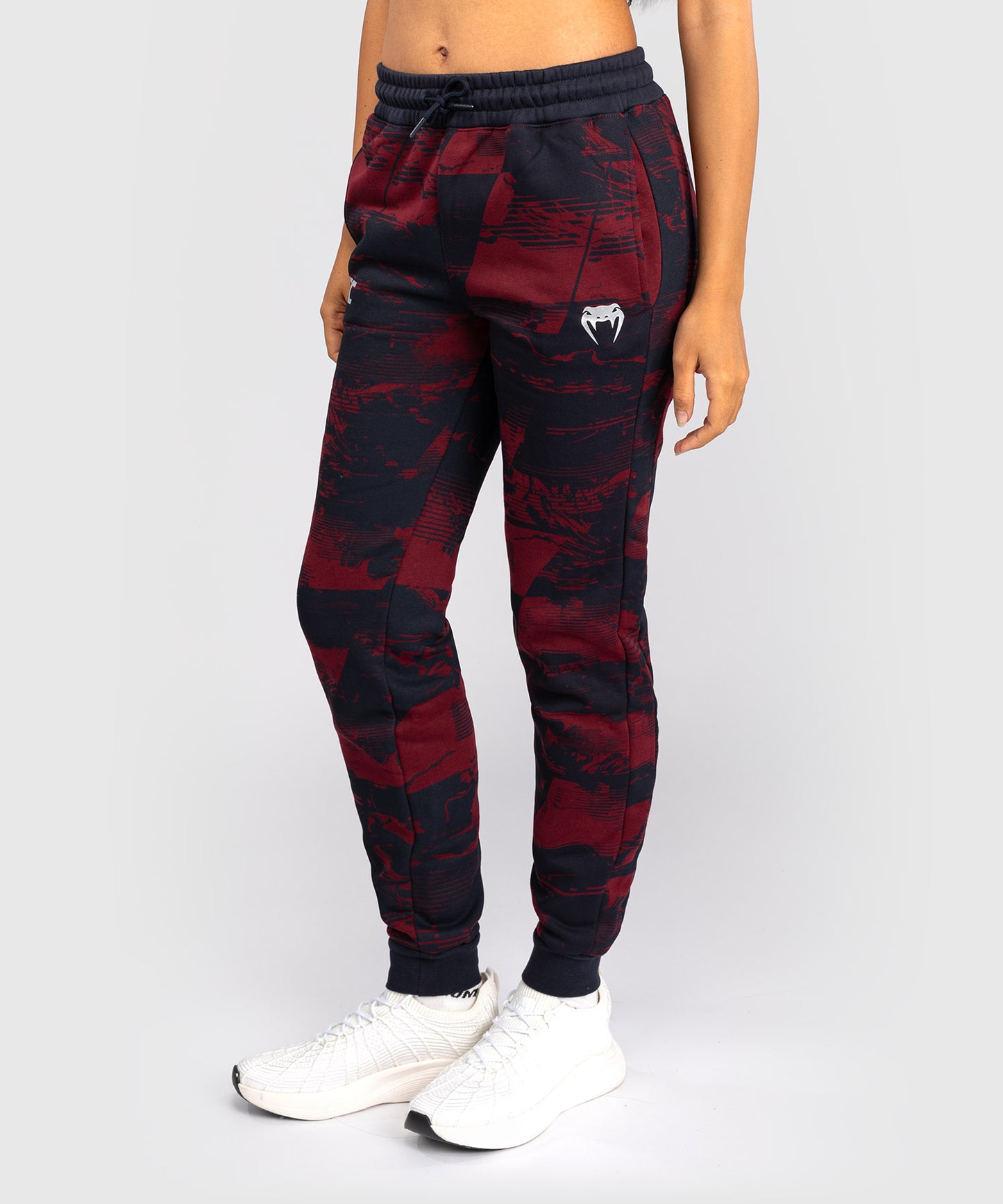 Pantalon Femme UFC Zenith by Venum Authentic Fight Week - Bleu marine/Bordeaux/Argent