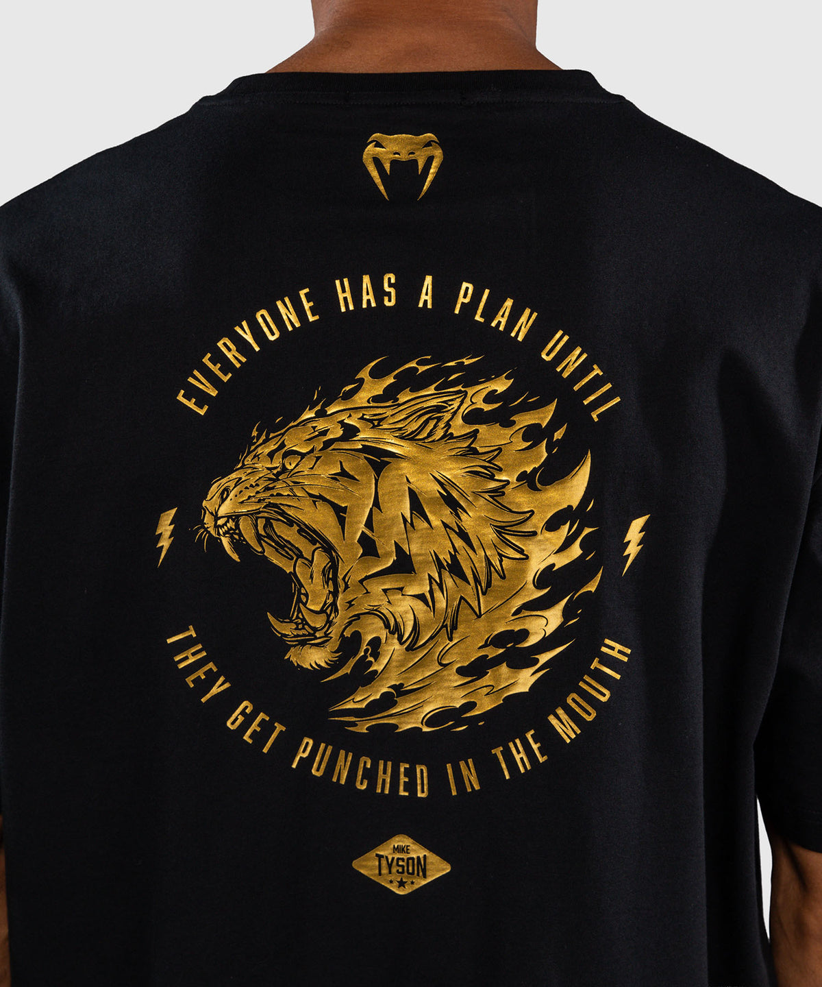 Venum x Mike Tyson Tiger Camiseta Tiger - Negro/Oro