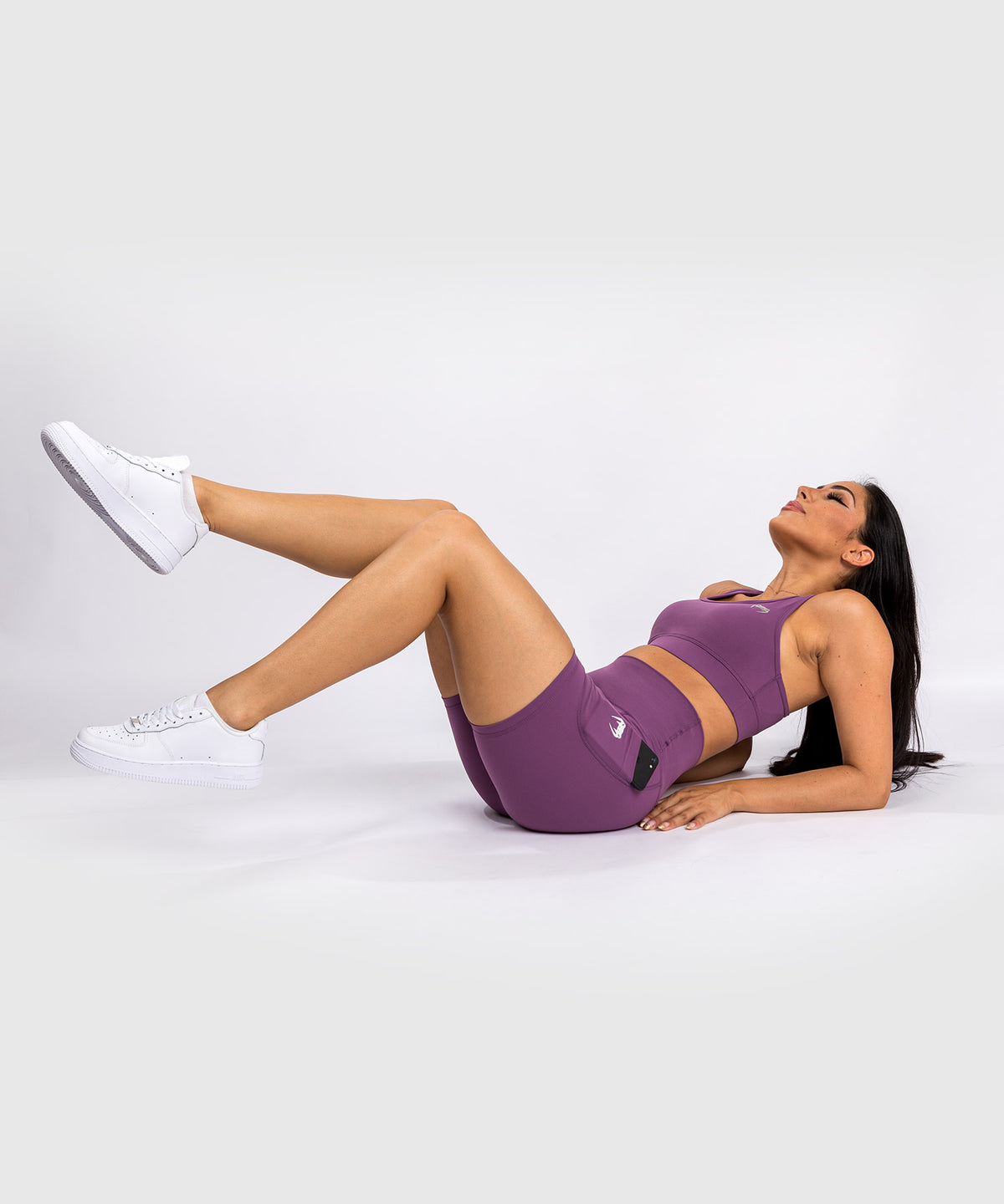Venum Essential Women's Compression Shorts - Dusky Orchid/Brushed Silver