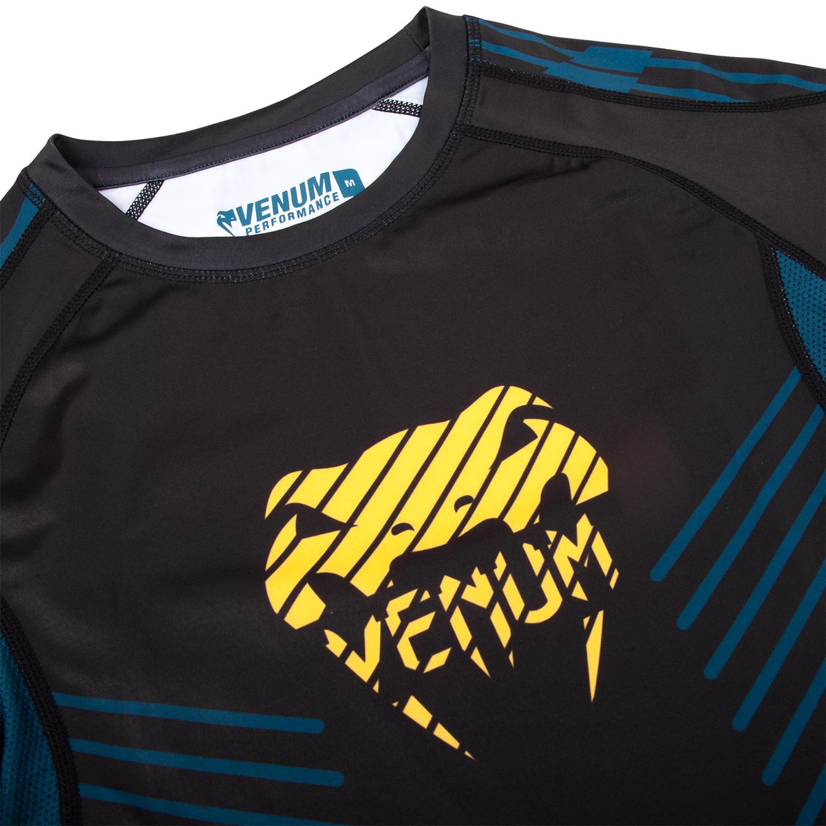 Rashguard Venum Plasma - Manches Longues - Noir/Jaune