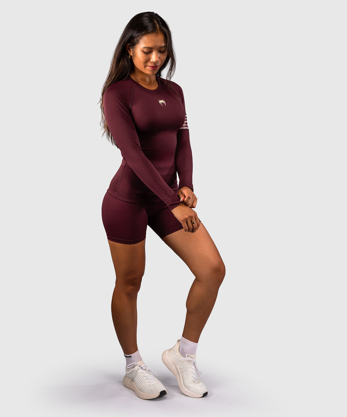 Venum Talisman Rashguard a Maniche Lunghe - Prugna