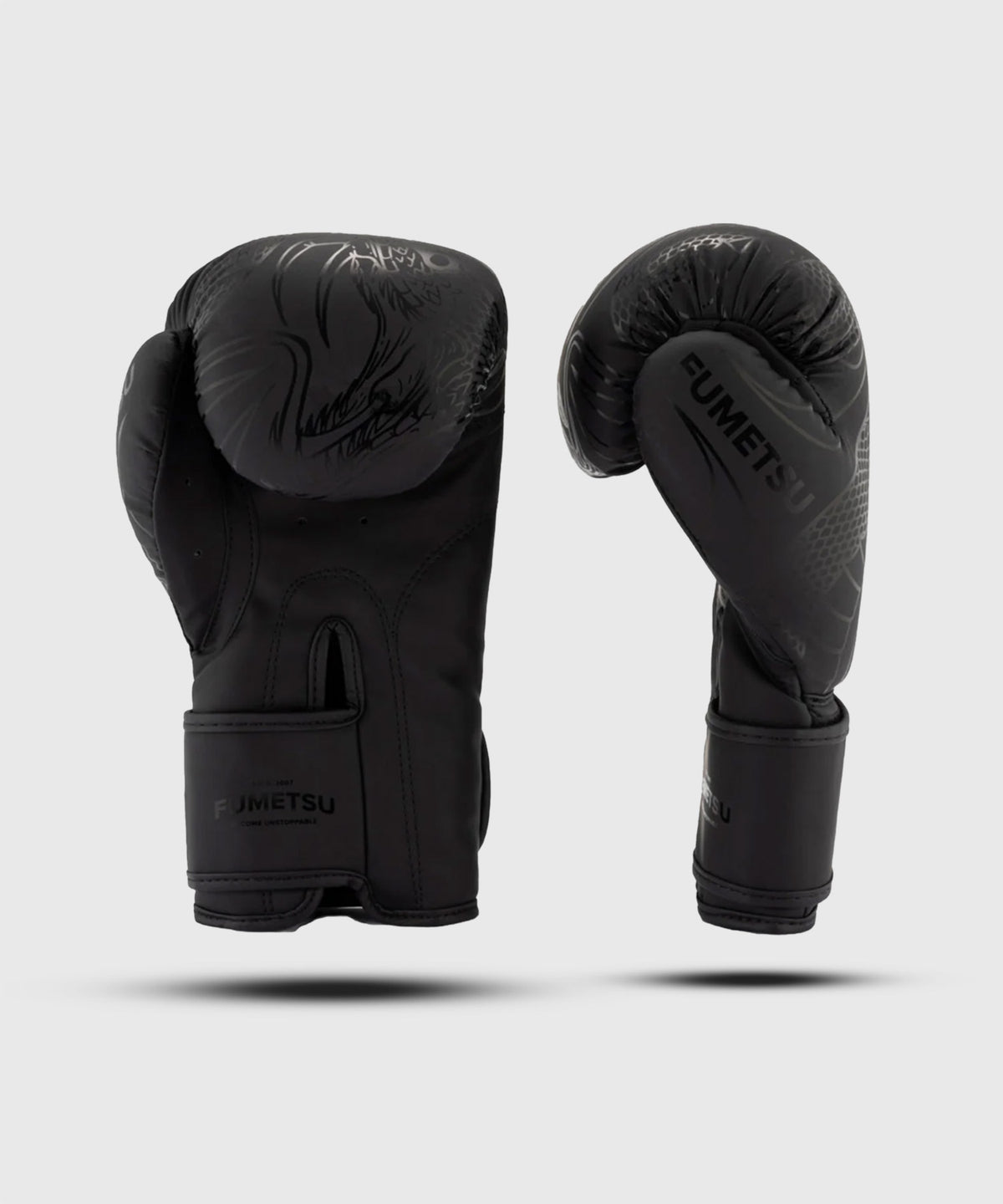 Fumetsu Anaconda Boxhandschuhe - Schwarz/Schwarz