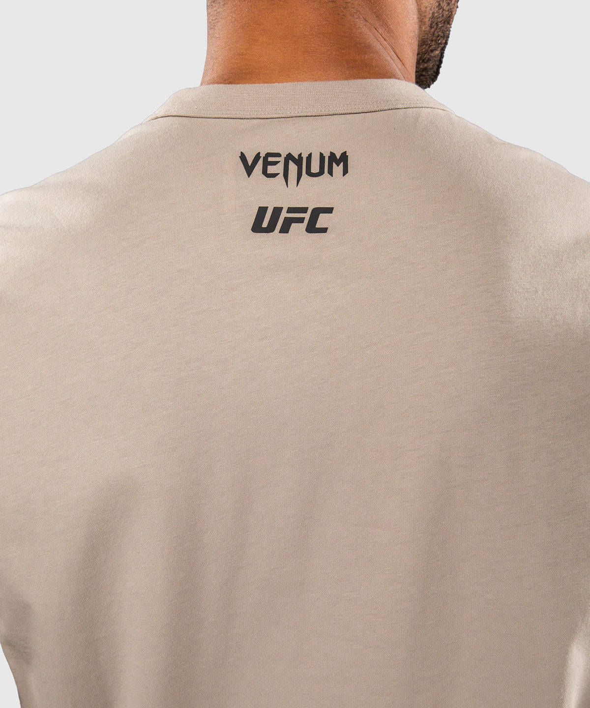 T-shirt à Manches Courtes pour Homme Venum UFC Unity by Venum Authentic Fight Week - Sable
