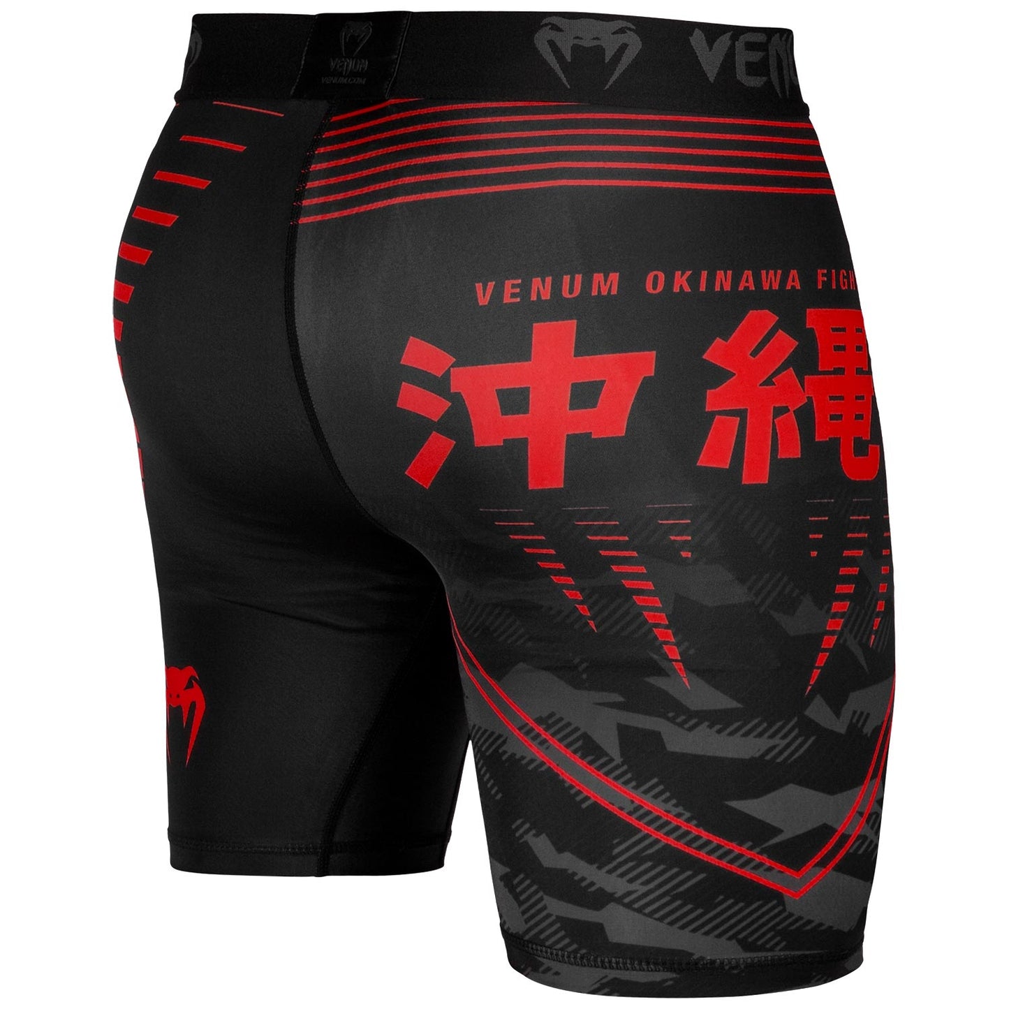 Venum Okinawa 2.0 Compression Shorts - Black/Red