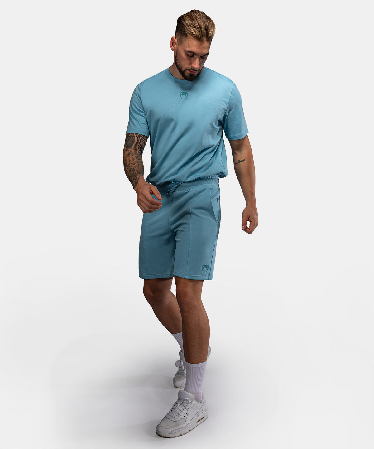 Venum Contender Fleece Shorts aus Baumwolle – Türkis