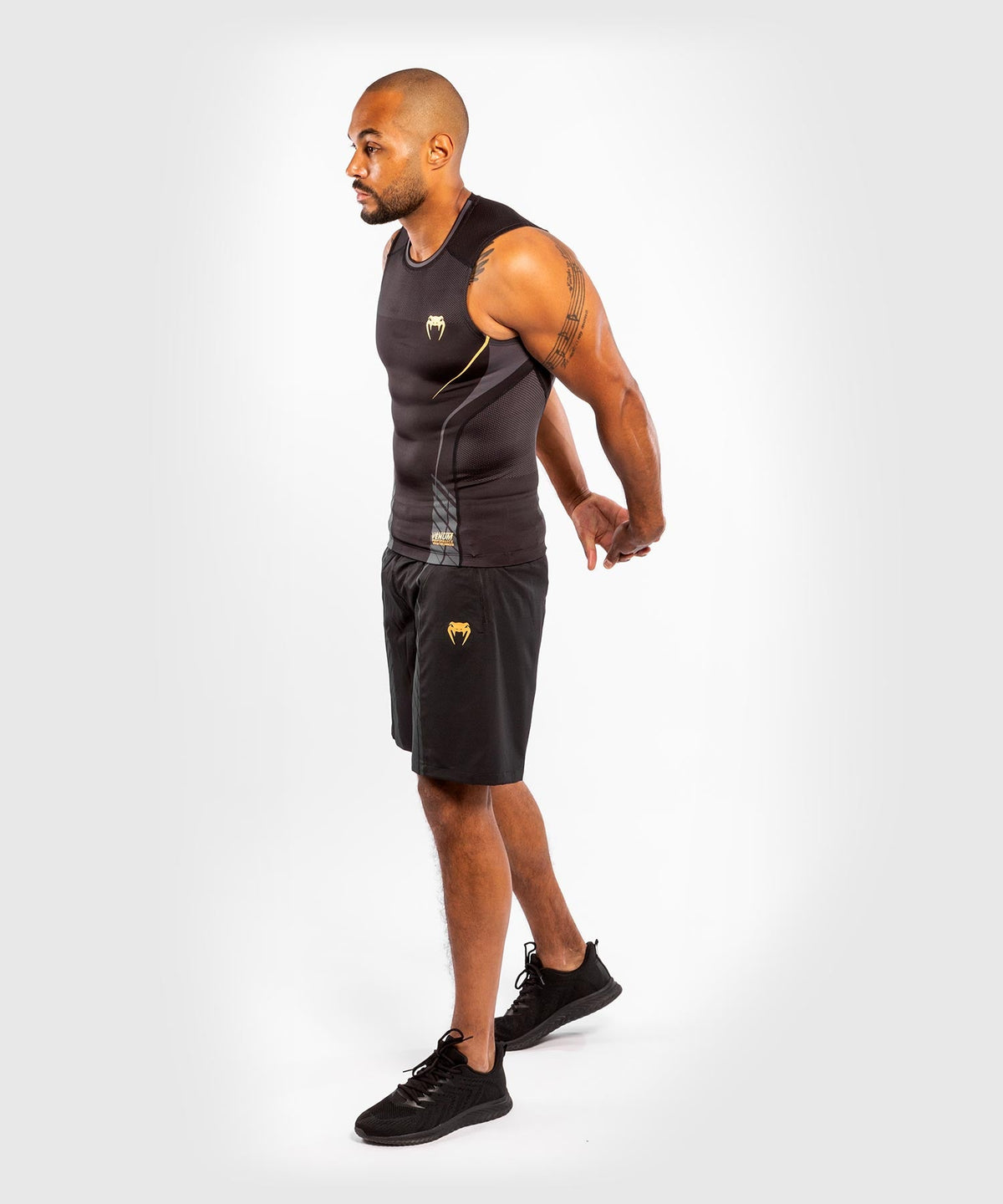Débardeur de Compression Venum Athletics – Noir/Or