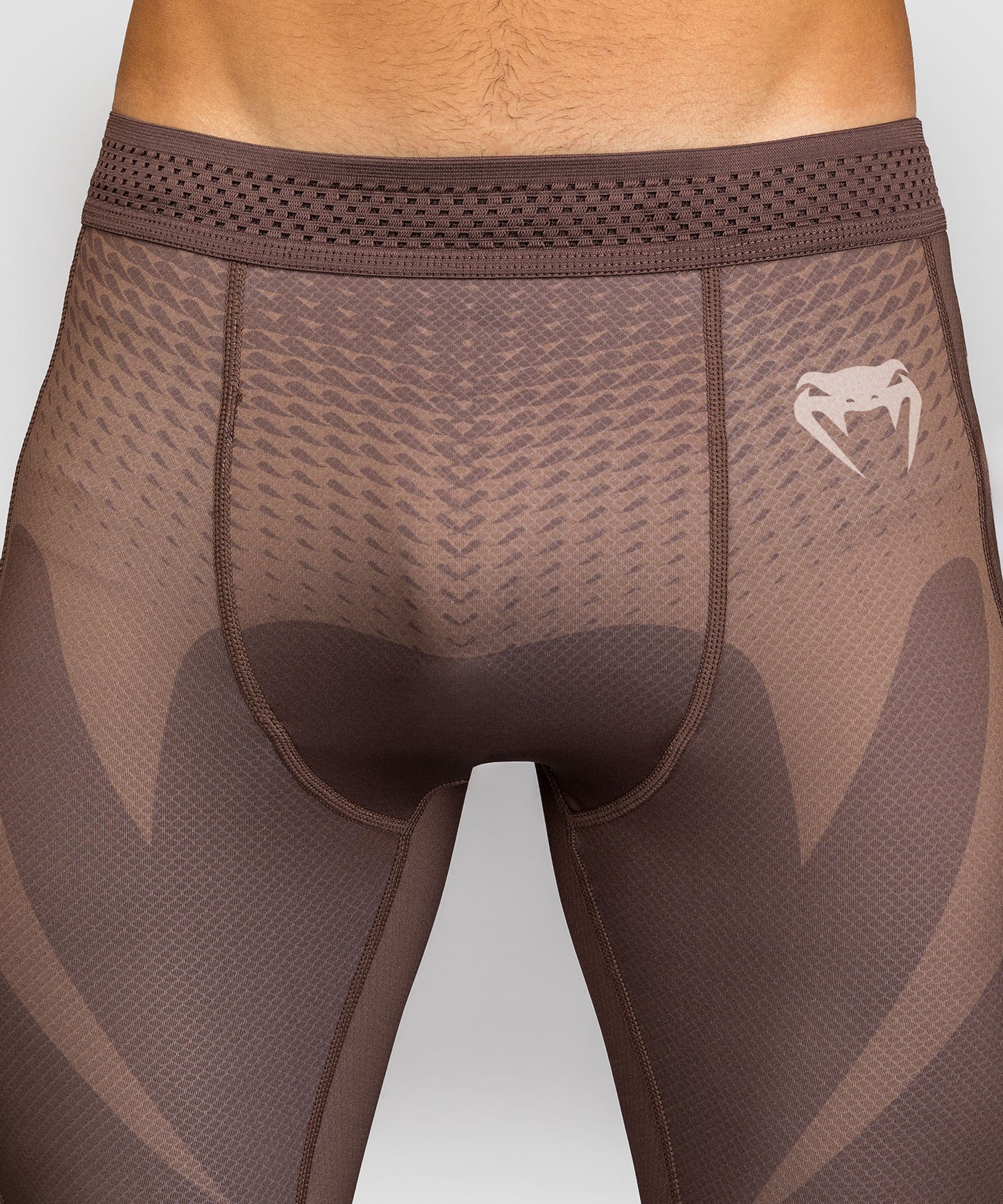 Pantalon de Compression Venum No Gi - Marron Chocolat