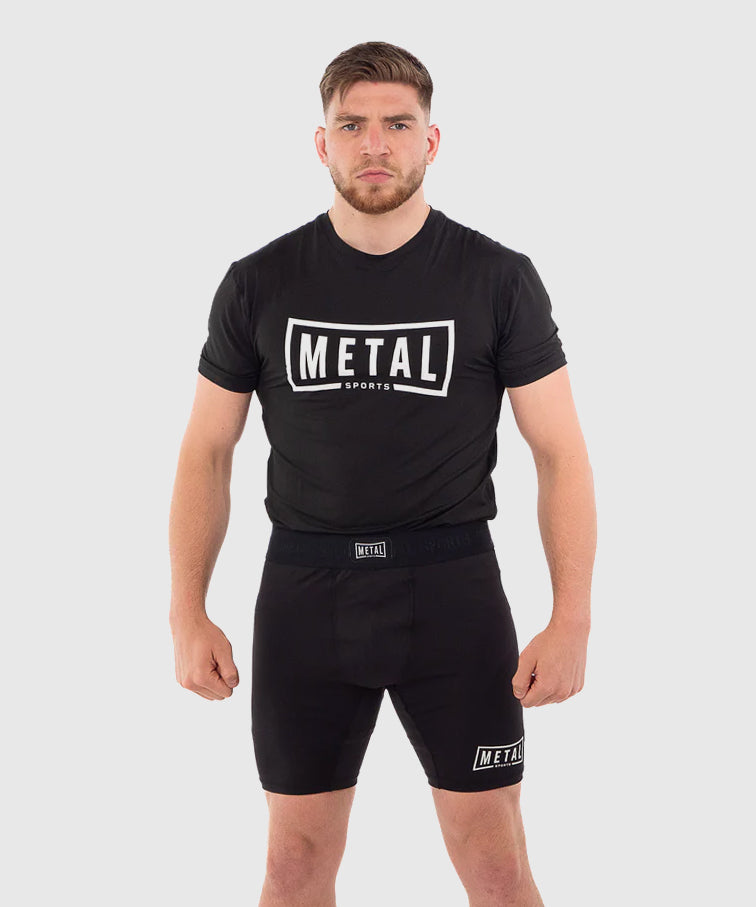 Metal Boxe Allenamento Metal Maglietta da Allenamento - Nero