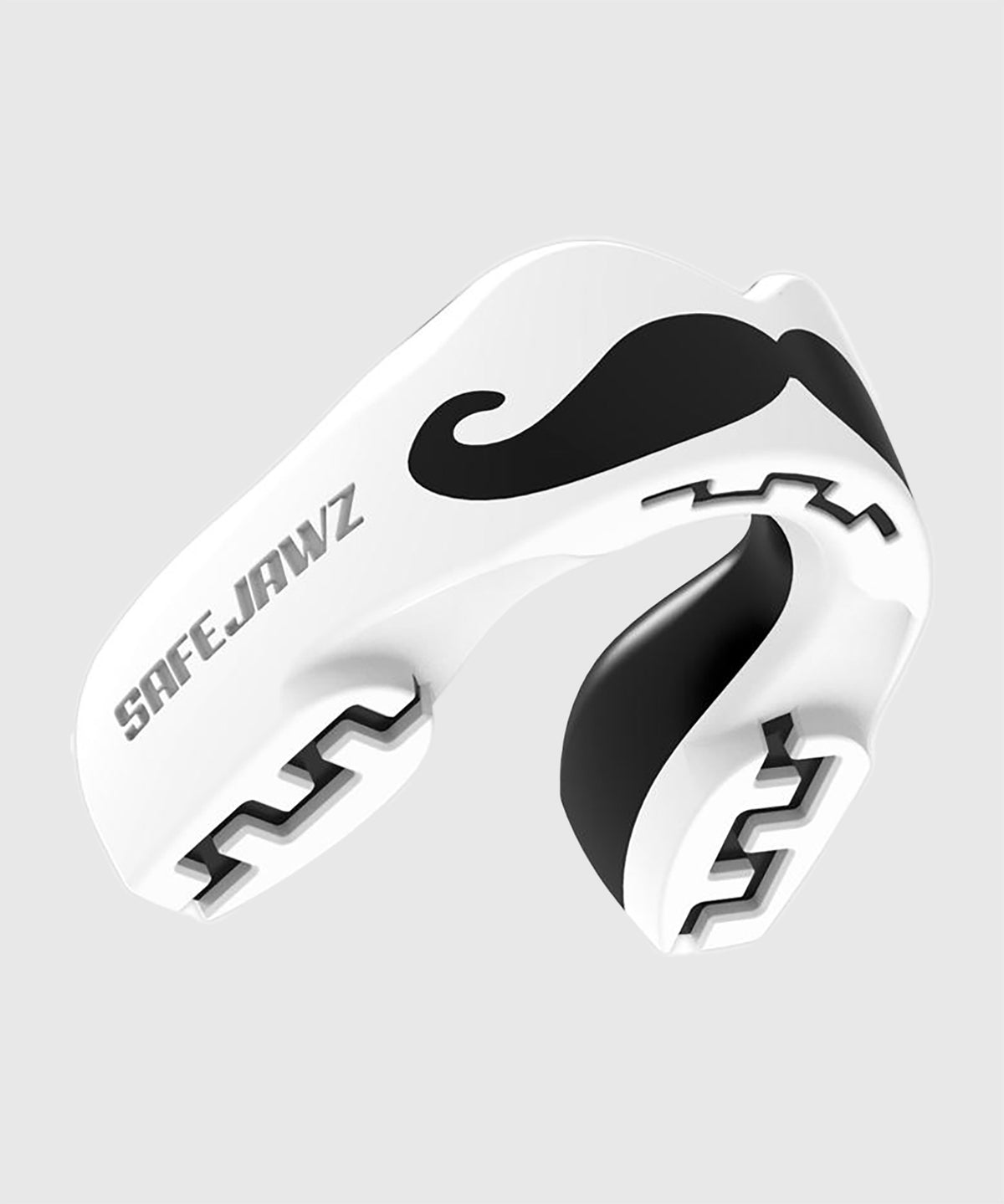 Protège-dents Safejawz Moustache - Adulte - Blanc/Noir