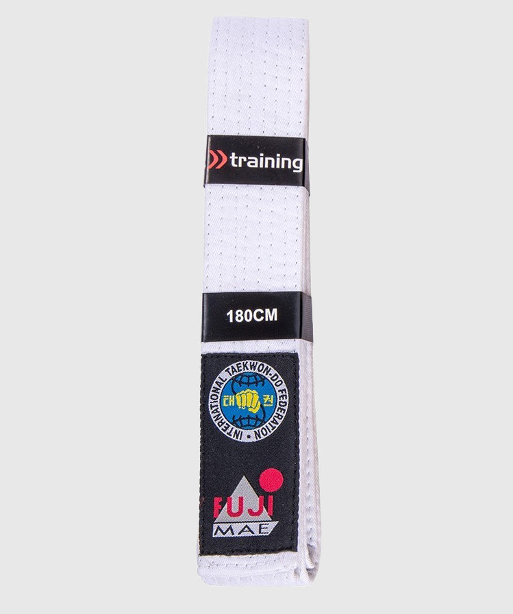 Fujimae ITF Cinturón de Taekwondo - Blanco