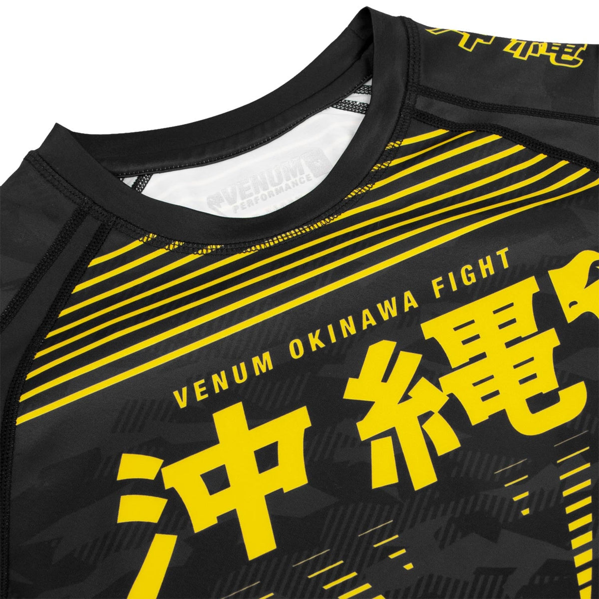 Venum Okinawa 2.0 Rashguard - Langarm - Schwarz/Gelb