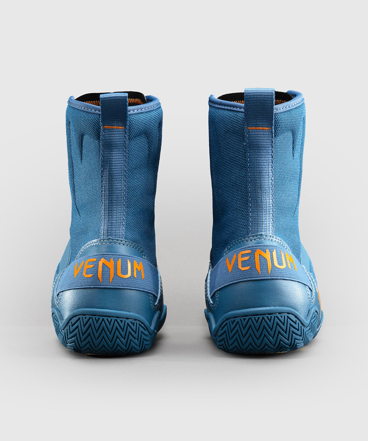 Venum Elite Neo Boxschuhe – Stahlblau/Orange