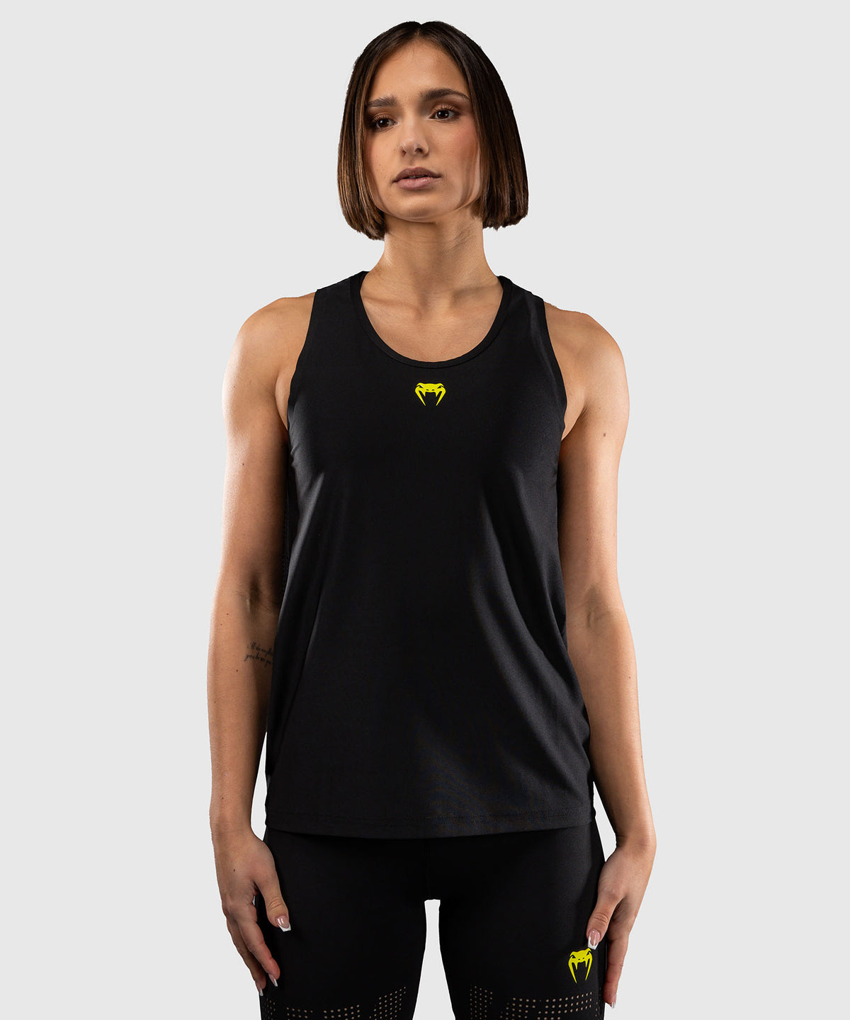 Débardeur Venum Lazer Dry Tech Pour Femme - Noir/Jaune