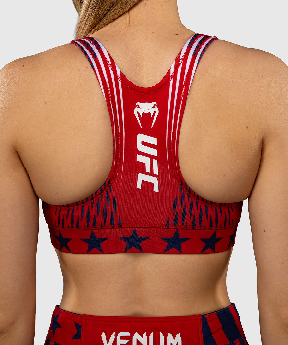 Official UFC Freedom 250 by Venum Authentic Fight Night Brassière de sport pour femme - Rouge