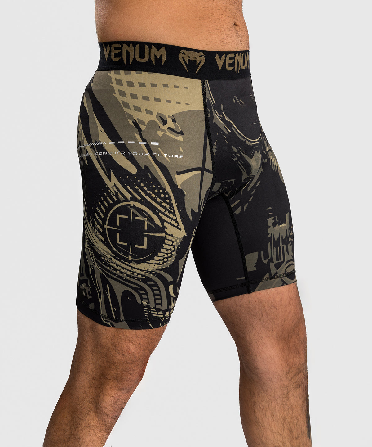 Short de compression Venum Invader - Noir/Sable