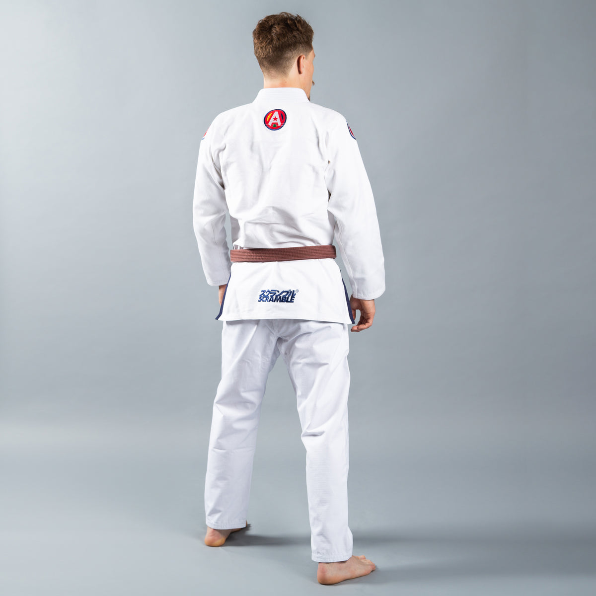 Scramble Athlete 4 Kimono BJJ - Bianco