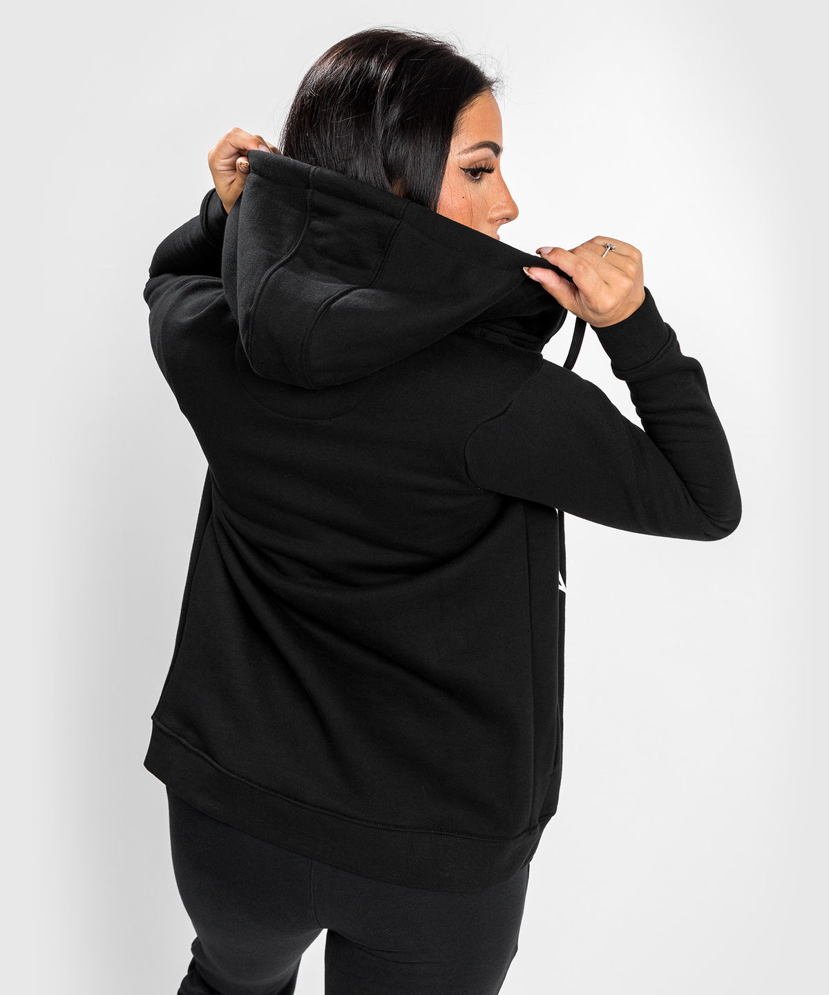 Sweatshirt Zippé Femme UFC Venum Fight Night 2.0 Replica - Noir