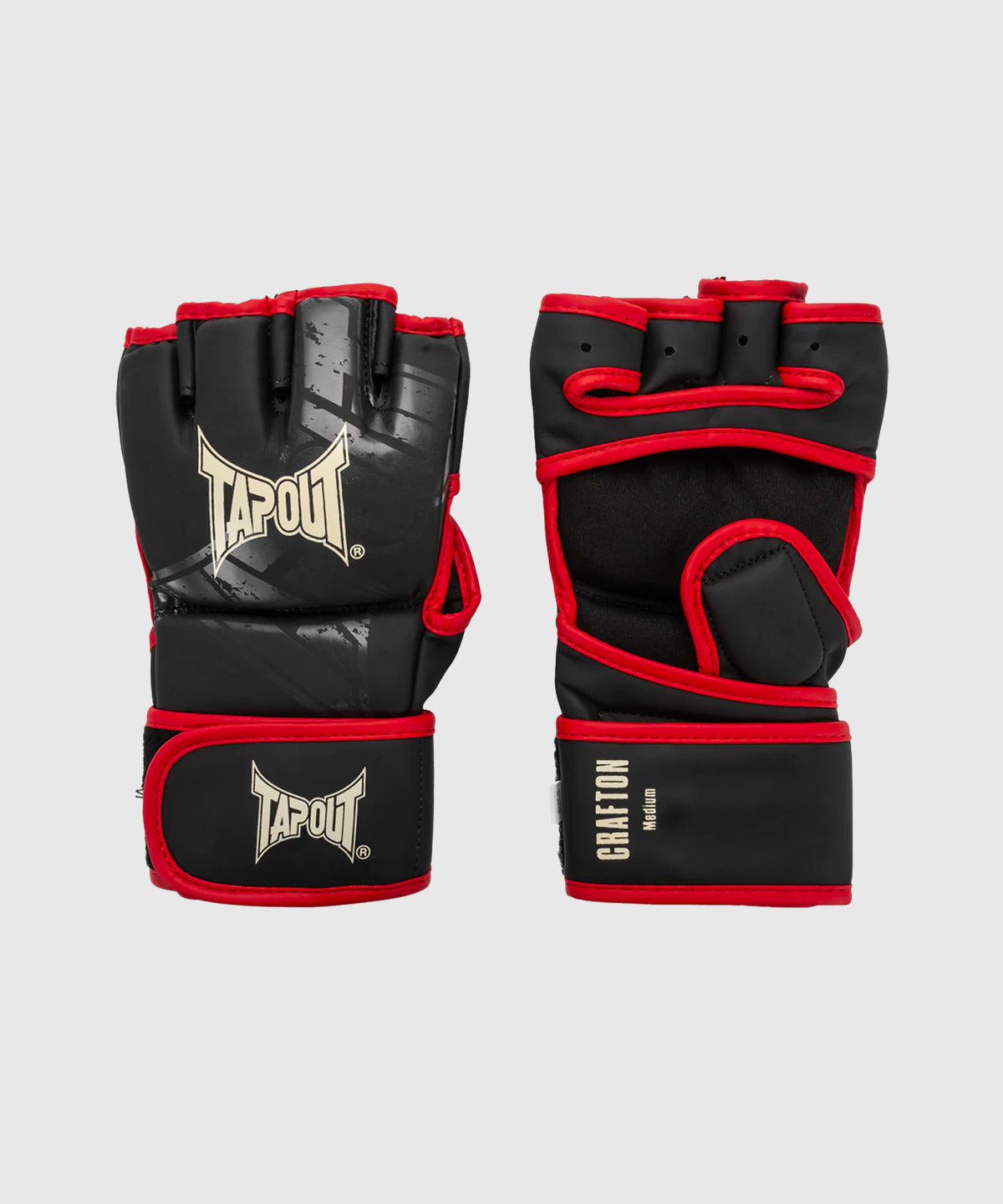 Tapout Crafton MMA Gloves - Black/Red