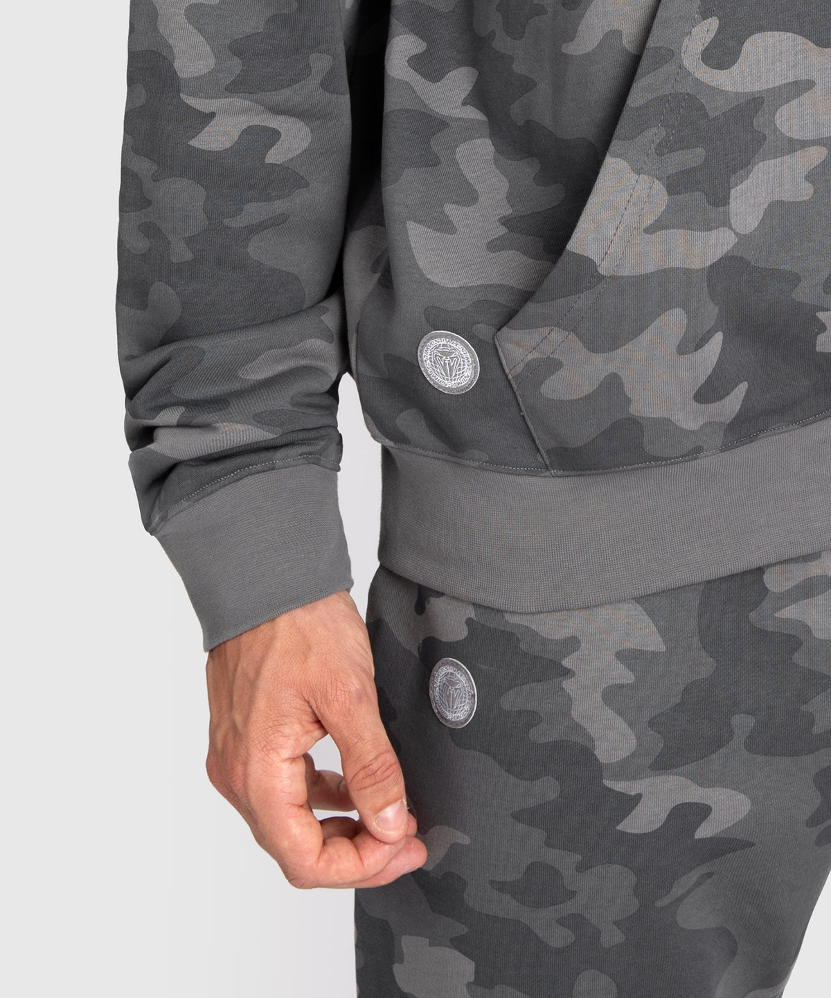 Venum Vortex XL Herren Kapuzenpullover - Anthrazit Camo