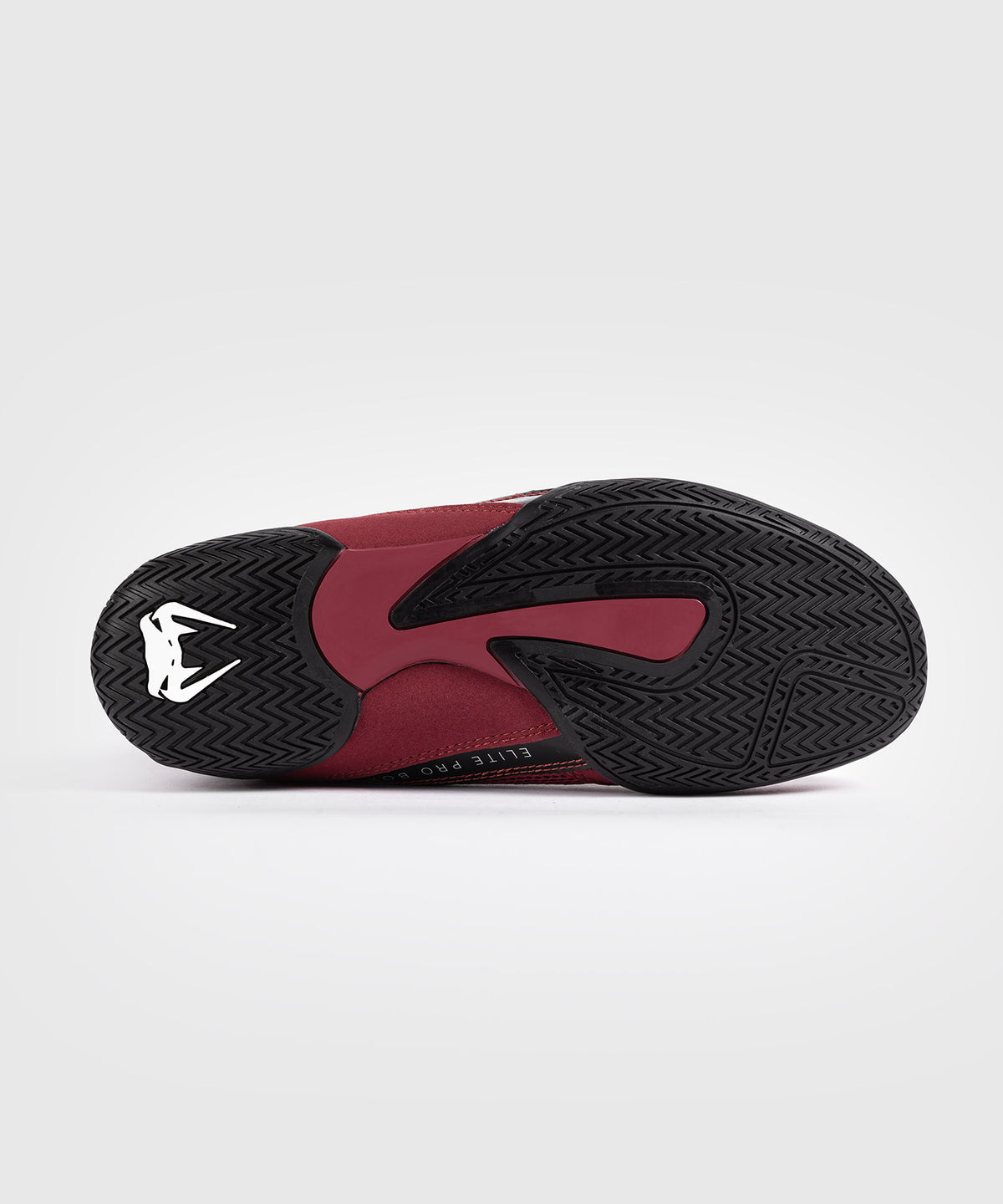 Venum Elite Scarpe da Boxe - Borgogna/Argento