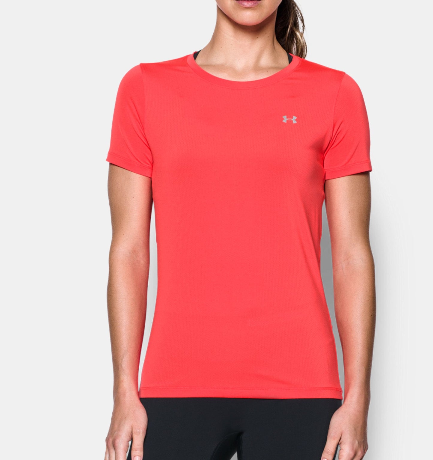 T-shirt Femme Under Armour Heatgear® Armour - Rouge