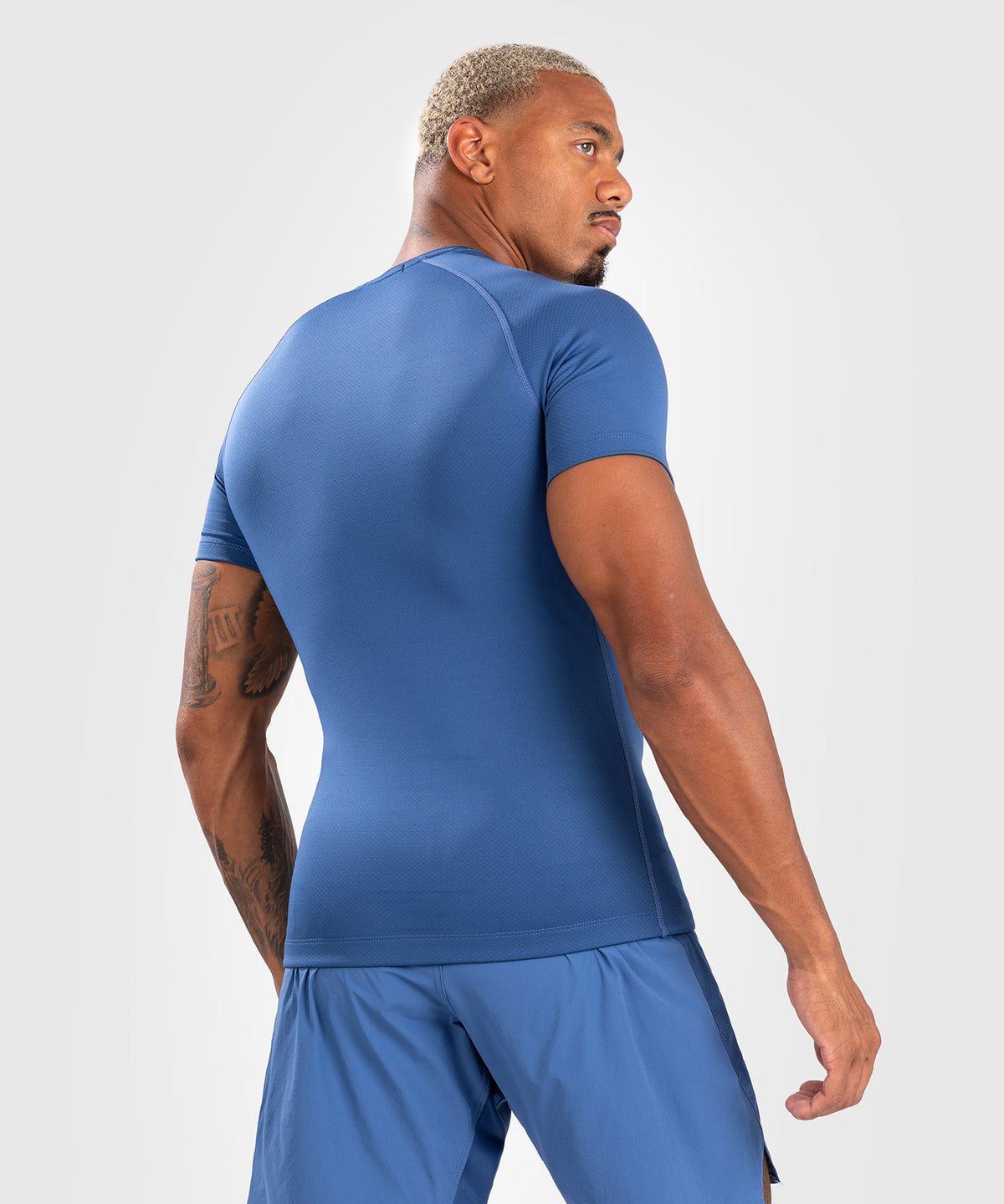 Venum Contender Herren Kurzarm Rashguard - Blau