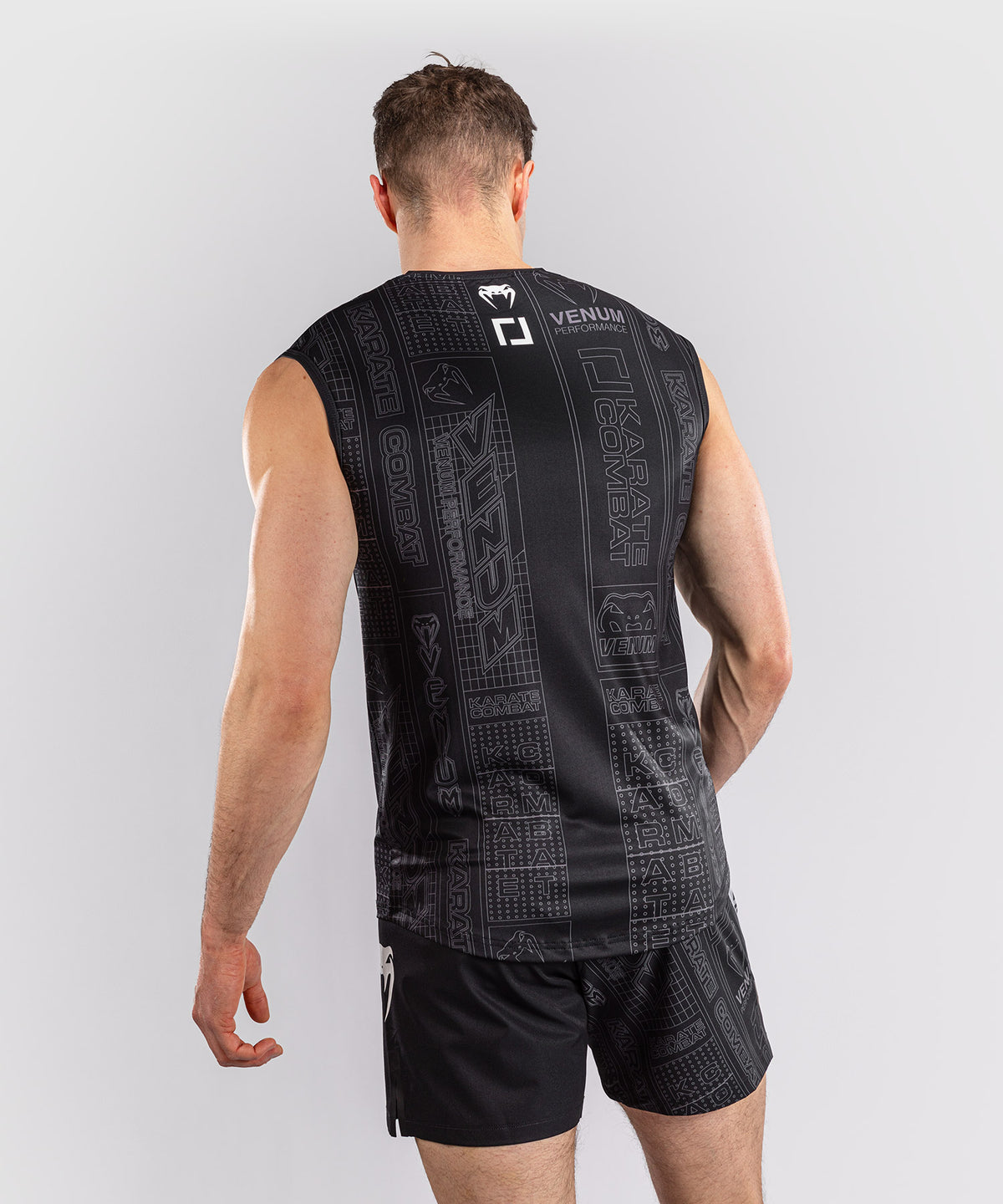 Karate Combat by Venum Maglietta Dry Tech Senza Maniche – Nero/Grigio