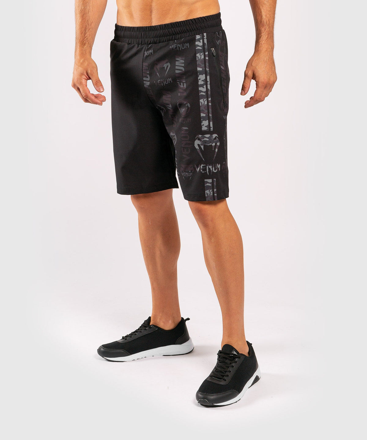 Short de Sport Venum Logos - Noir/Urban Camo