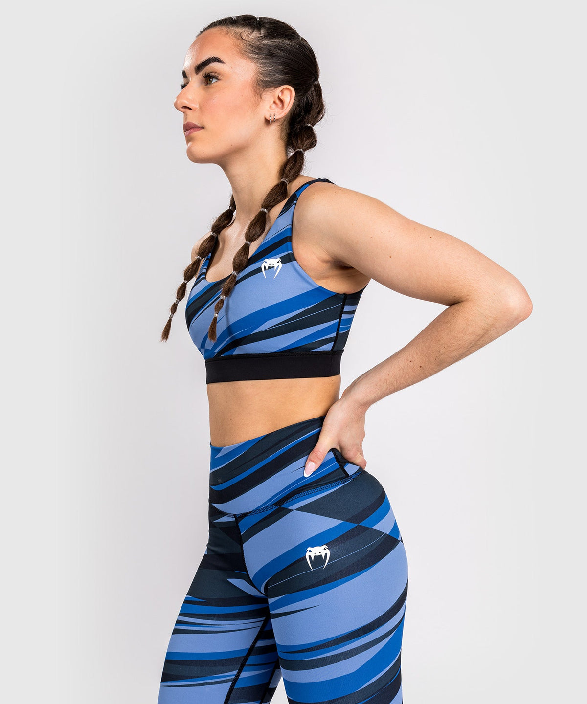 Venum Abyss Sujetador Deportivo para Mujer - Azul Sombra