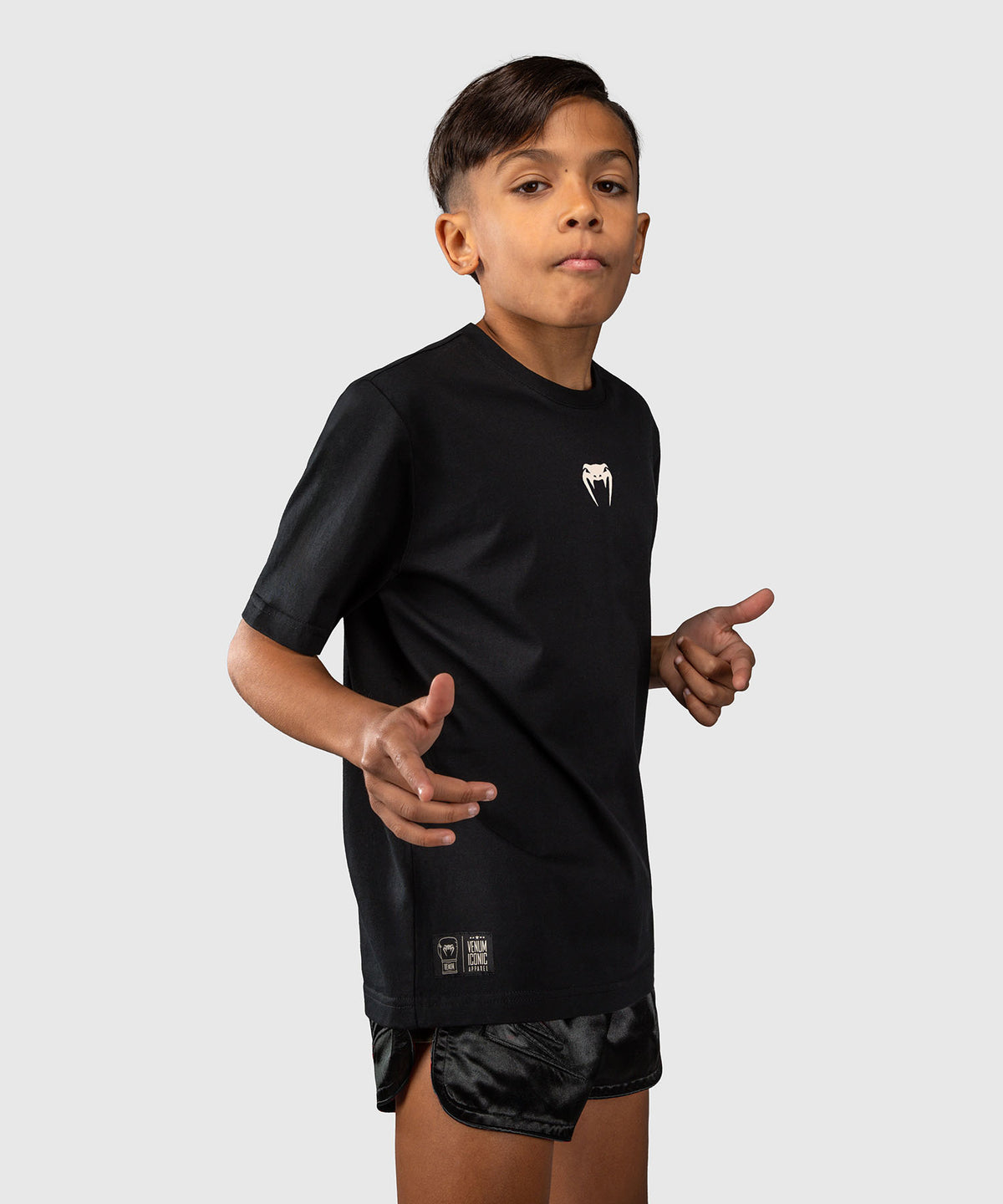 T-shirt en Coton Pour Enfant Venum Fight Icon - Noir